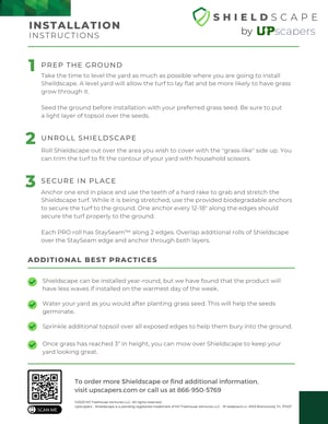 ShieldScape Installation Instructions