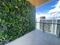 Standard Green Wall - No Color - Miami Beach Florida Exterior Residential
