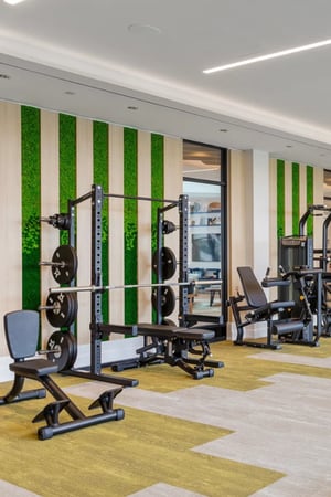 UpScapers Gym Moss Walls