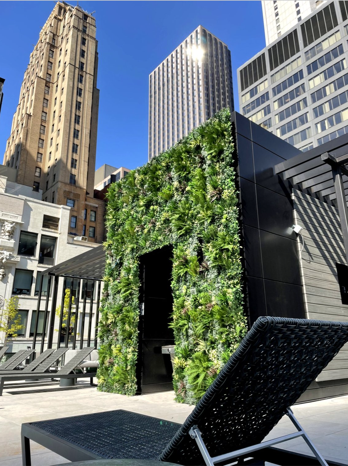 Residential Apartment Exterior Green Walls And Weathering Resistance